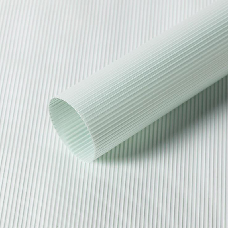 MYHC-04 Haze Line Solid farge vertikalt mønster Blomsteremballasjefilm