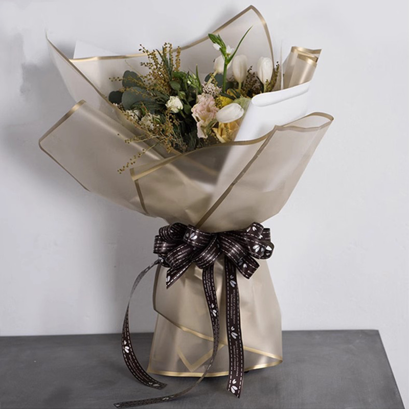 MYHC-05 Ring Heavy Color Monokrom Matte Flower Emballasjefilm