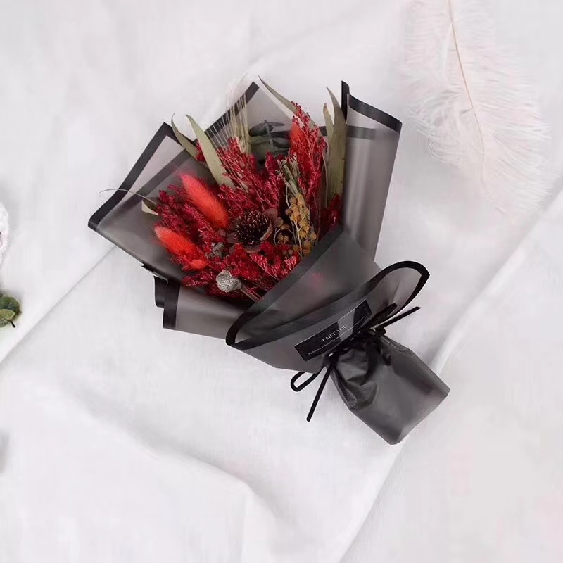 MYHC-05 Ring Heavy Color Monokrom Matte Flower Emballasjefilm