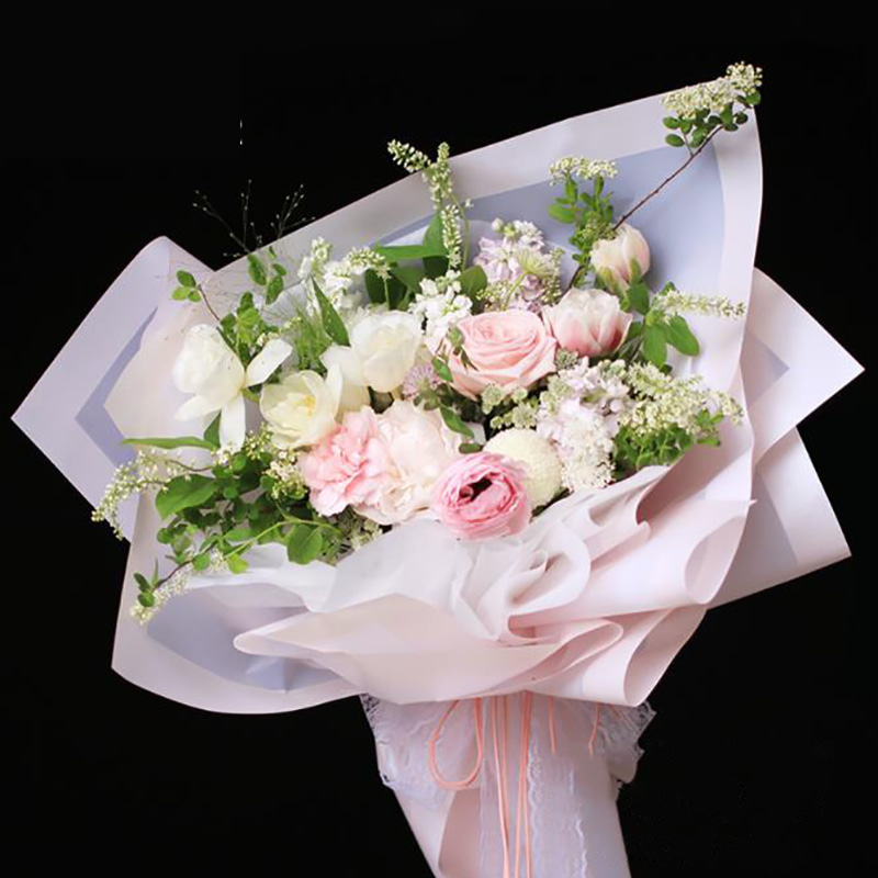 MYHC-09 Puffy Skirt 57×57cm (±2cm) Ensfarget blomsterpakkefilm