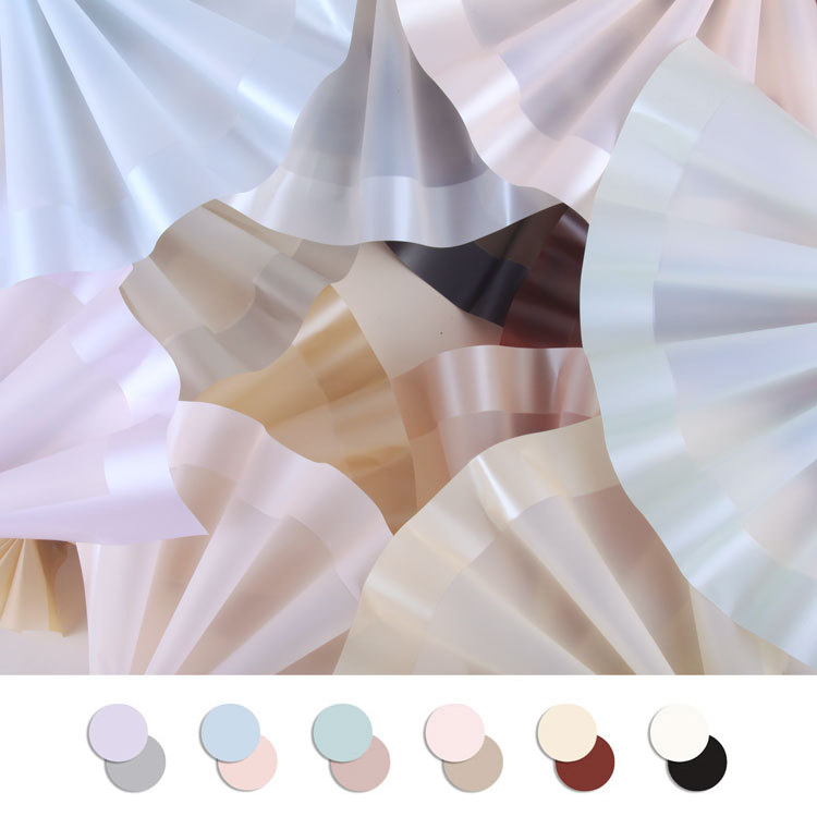 MYHC-09 Puffy Skirt 57×57cm (±2cm) Ensfarget blomsterpakkefilm