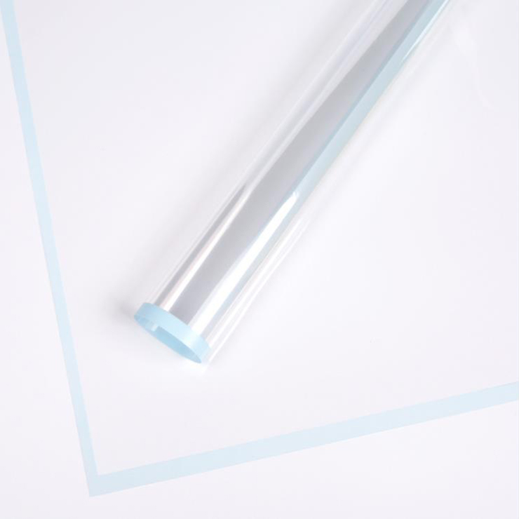 MYHC-15 Transparent Monokrom Edge Plast Flower Innpakningspapir