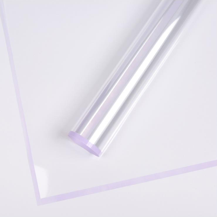 MYHC-15 Transparent Monokrom Edge Plast Flower Innpakningspapir