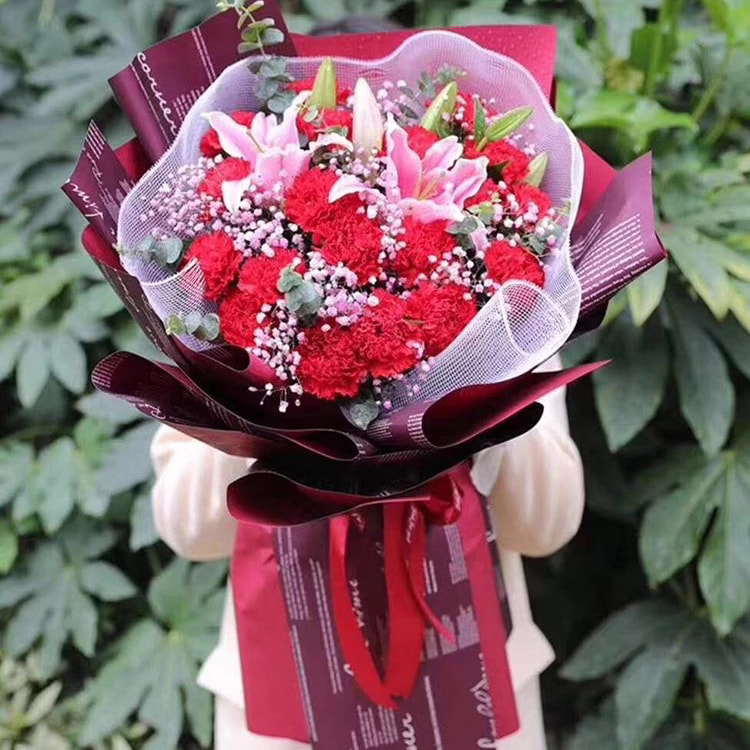 MYHC-20 Engelsk dekorasjon Ouya Papir Perlefilm Blomsterinnpakningspapir