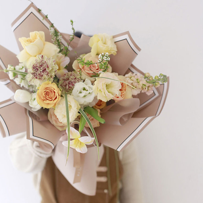 MYHC-39 Minnefotoramme 57×57cm (±2cm) vanntett blomsterinnpakningspapir