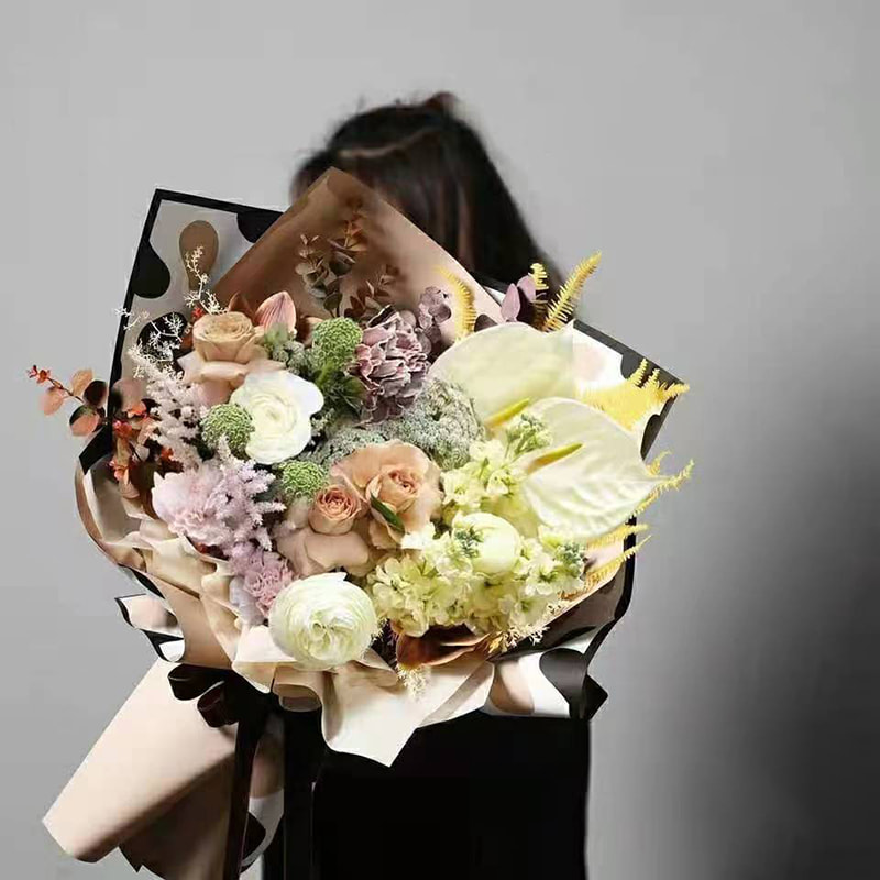 MYHC-39 Minnefotoramme 57×57cm (±2cm) vanntett blomsterinnpakningspapir