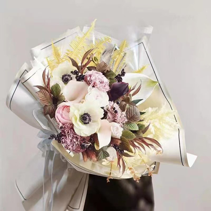 MYHC-39 Minnefotoramme 57×57cm (±2cm) vanntett blomsterinnpakningspapir