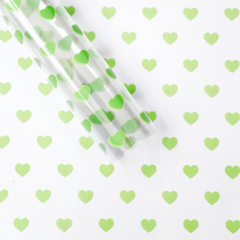 MYHC-62 Even Love Decoration OPP Transparent Flower-innpakningspapir