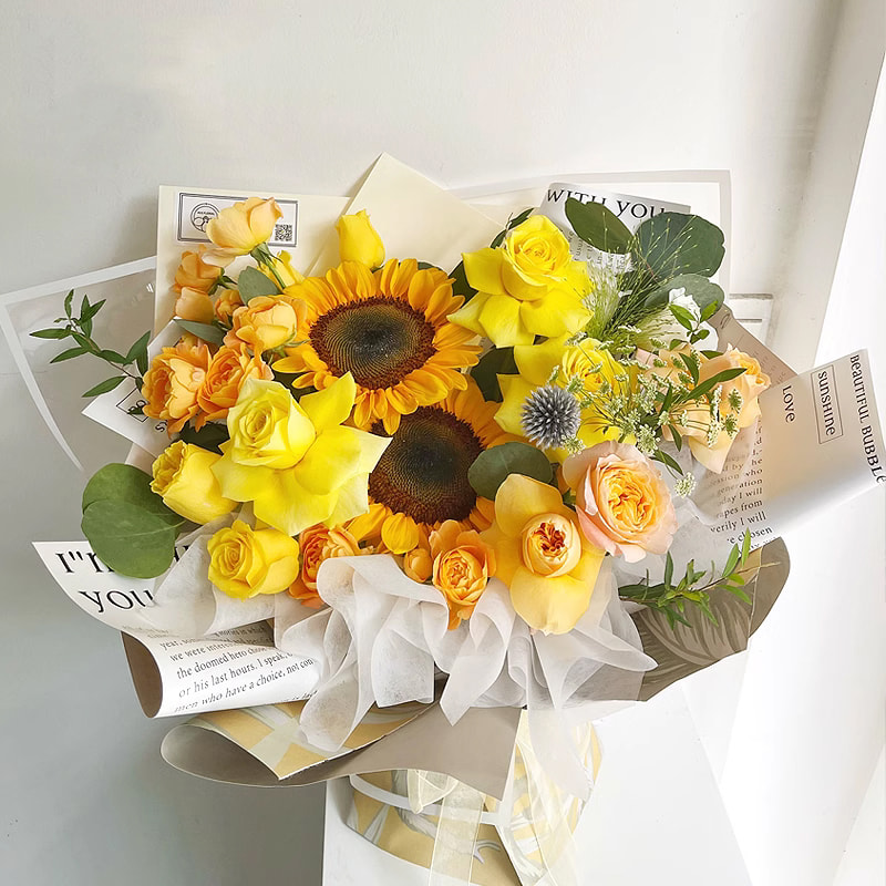 MYHC-64 ensidig hvit engelsk avis, perleskimrende film, emballasjefilm for kuskinnsblomster