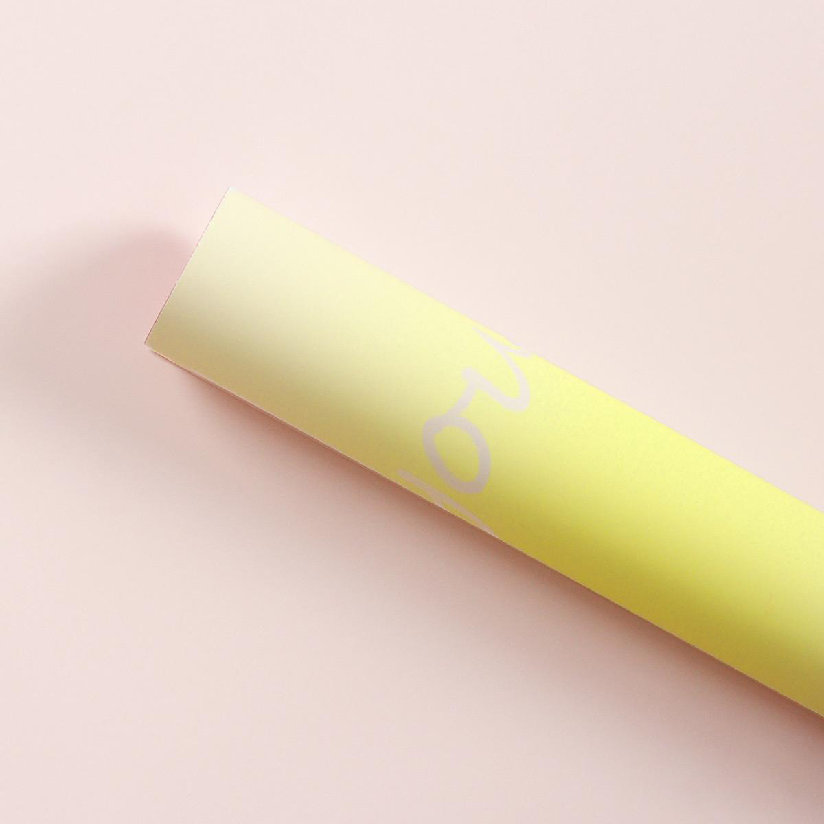 MYHC-66 Macaron Gradient Color vanntett blomsterinnpakningspapir