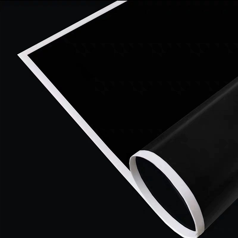 MYHC-69 Black And White Noble Matting Film (BOPP) vanntett blomsterinnpakningspapir