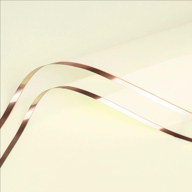 MYHC-72 Solid Color Gold Edge Water Light Film Transparent Flower Packaging Film