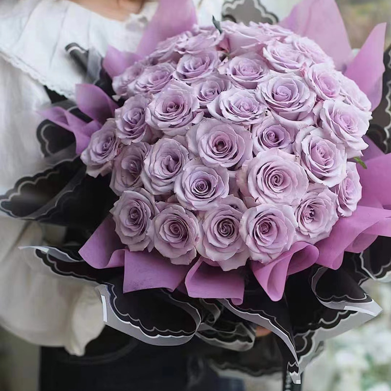 Kronbladgeléfilm blomsterinnpakningspapir