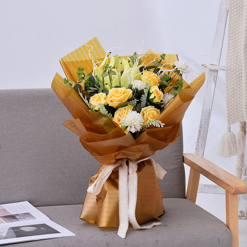 100 % vanntett fortykket blomsteremballasjefilm