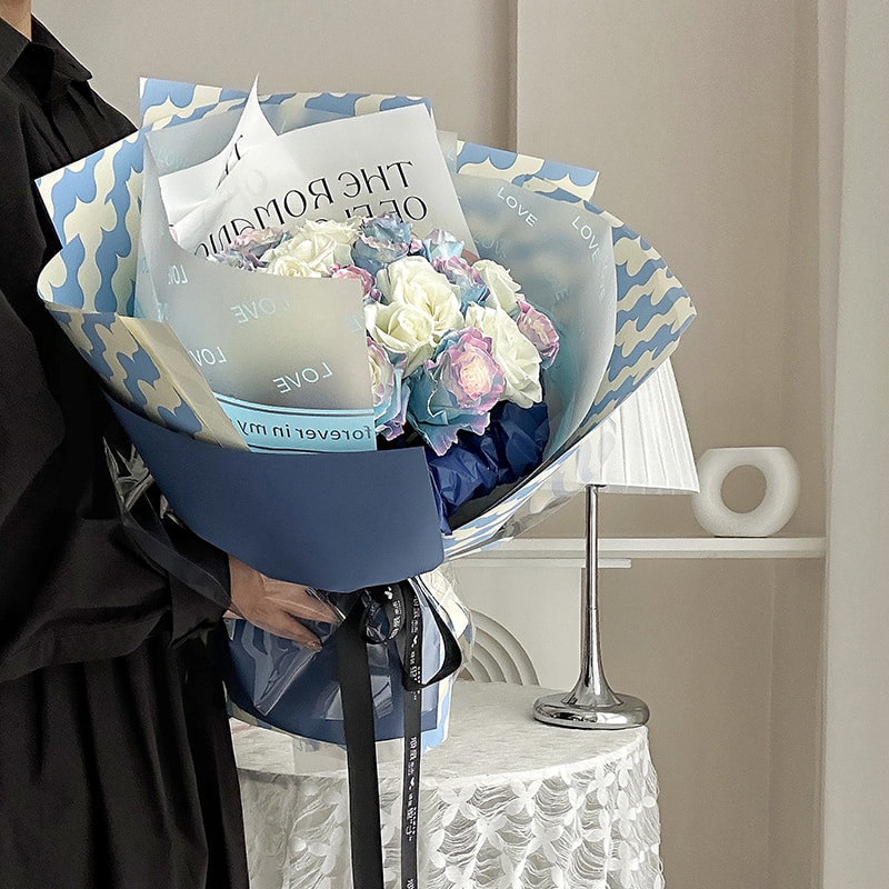 Rivebestandig og fleksibel blomsteremballasjefilm