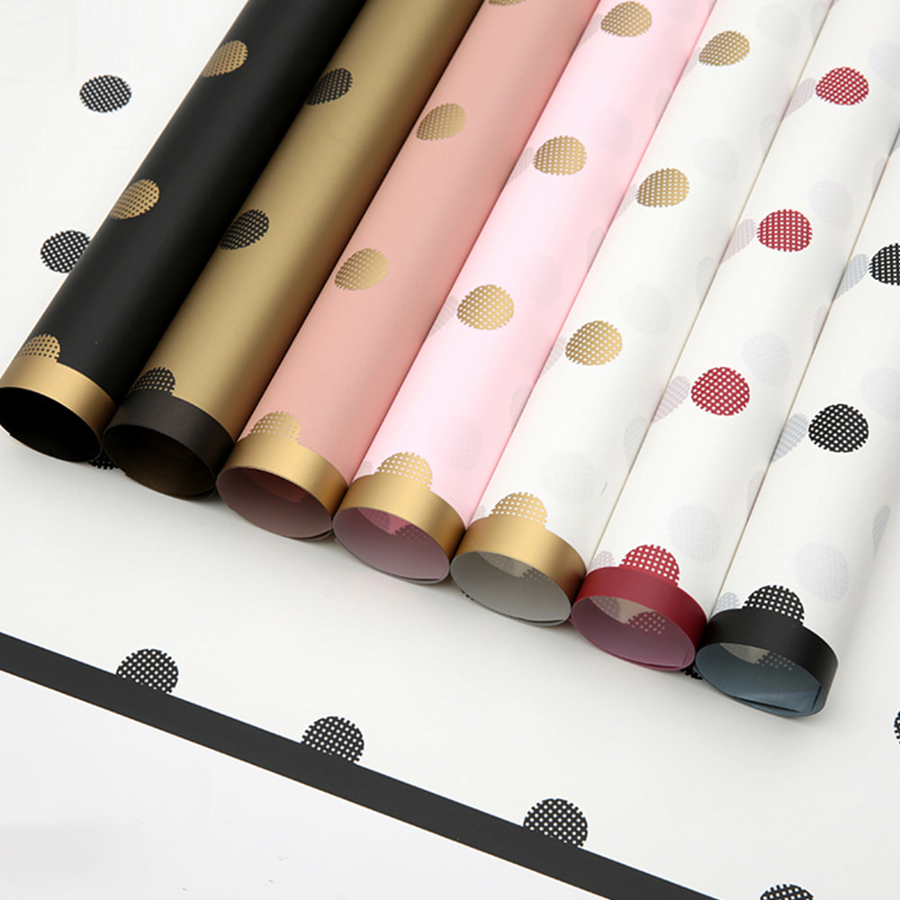Hansu Matte DIY Flower innpakningspapir