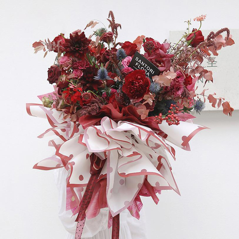 Hansu Matte DIY Flower innpakningspapir