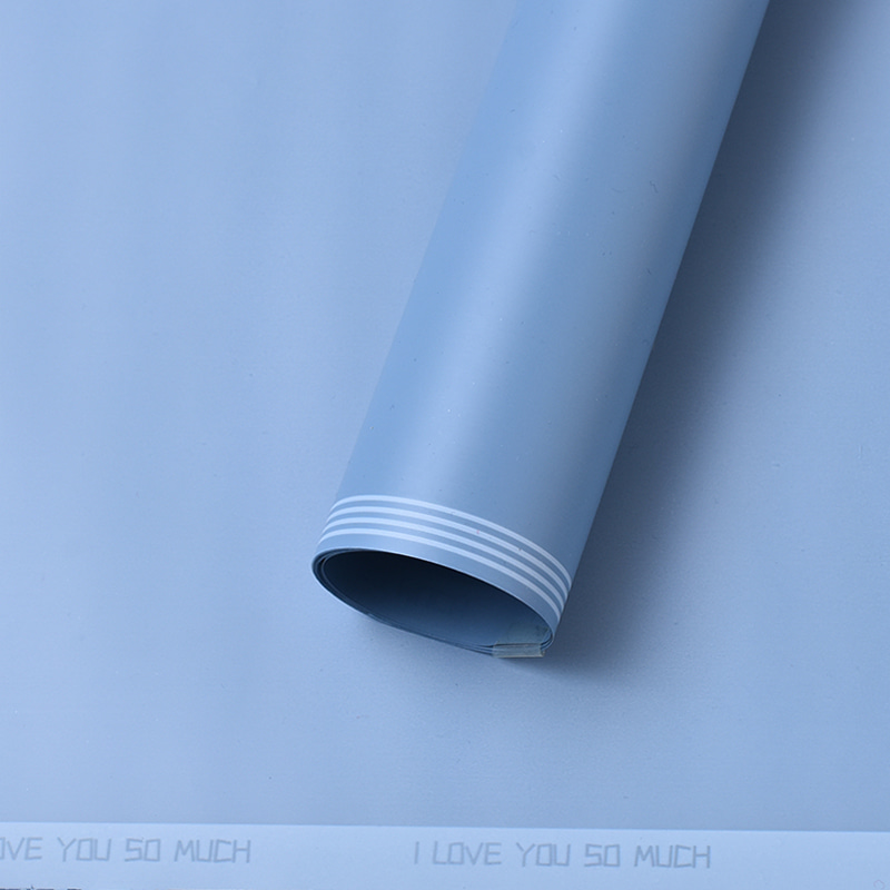 Plast vanntett preging matt laminering blomster innpakningspapir