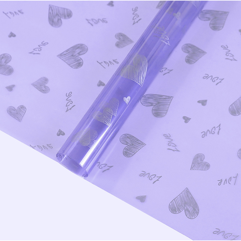 Love Print Design Blomsteremballasje Papir Vanntett fortykket enkeltsidebelagt