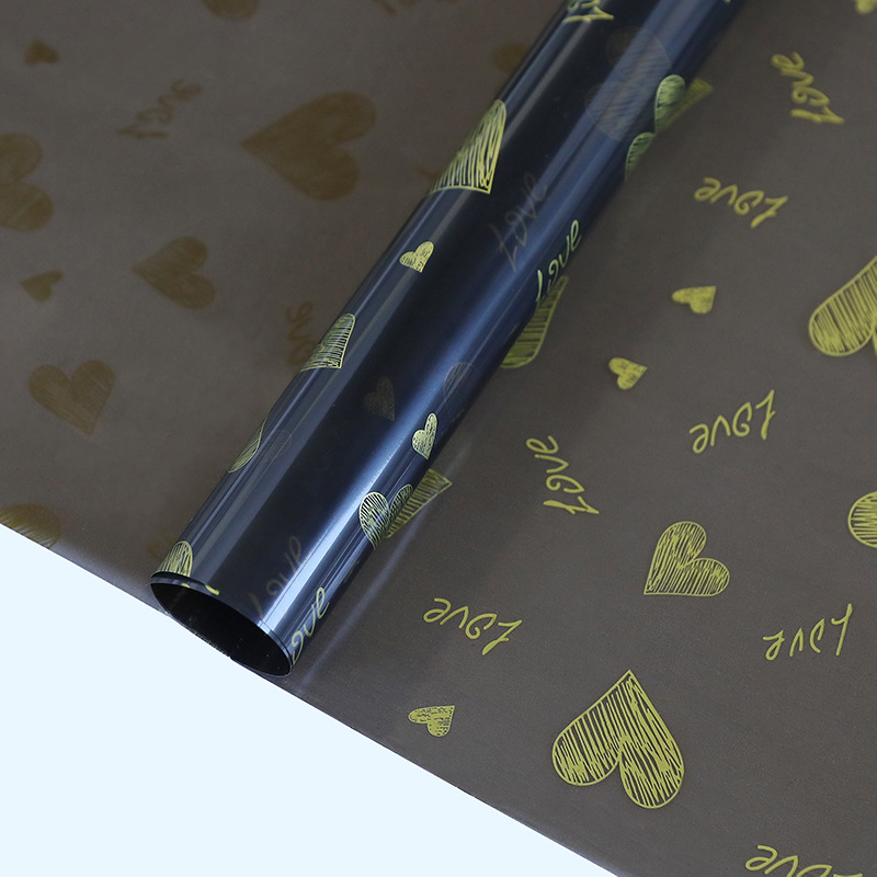 Love Print Design Blomsteremballasje Papir Vanntett fortykket enkeltsidebelagt