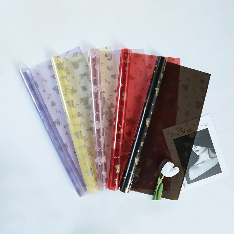 Love Print Design Blomsteremballasje Papir Vanntett fortykket enkeltsidebelagt