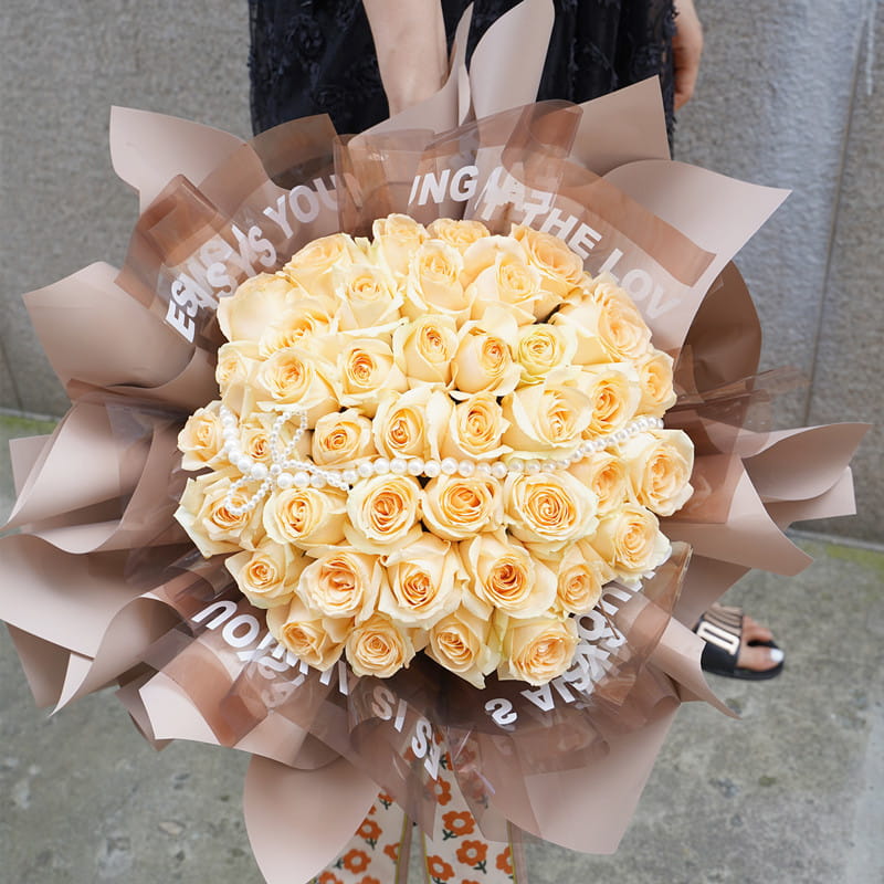 58*58cm blomsteremballasje cellofan