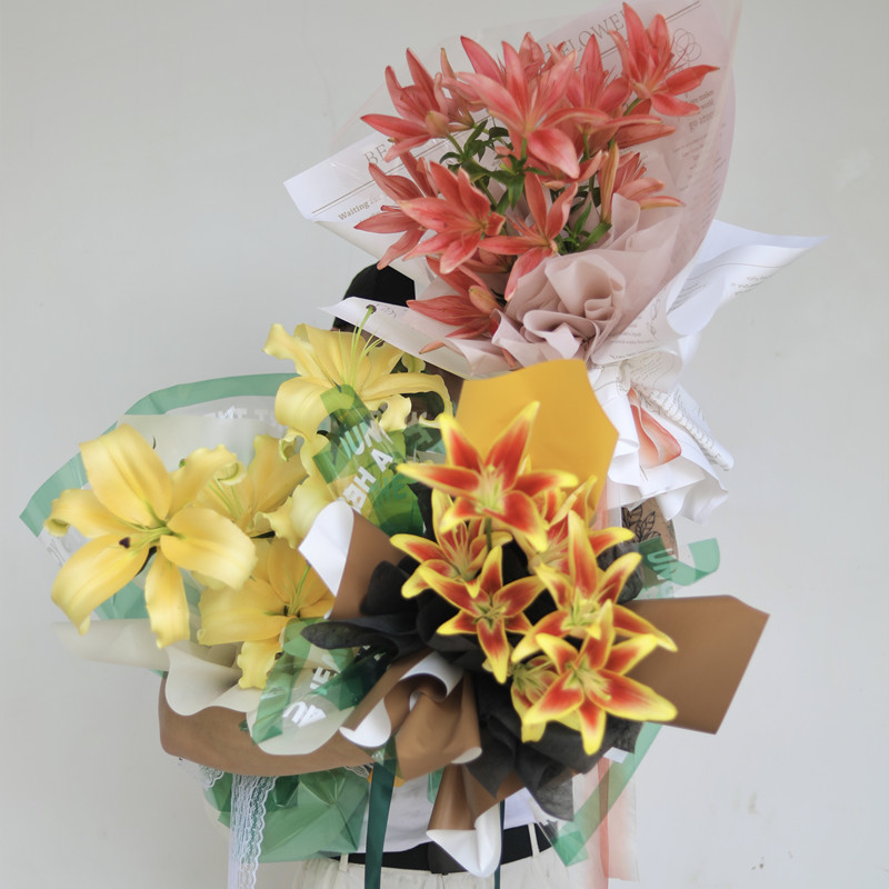 58*58cm blomsteremballasje cellofan