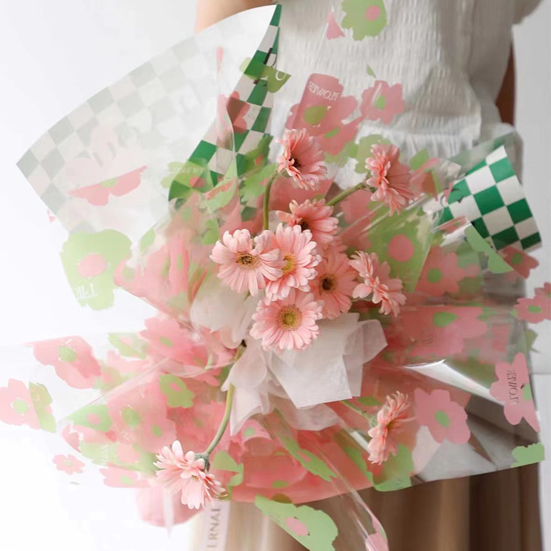 58x58cm vanntett plast floral wrap roll