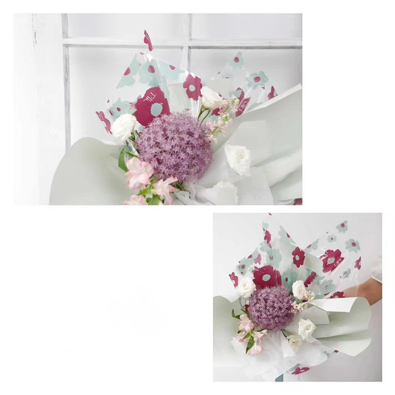 58x58cm vanntett plast floral wrap roll