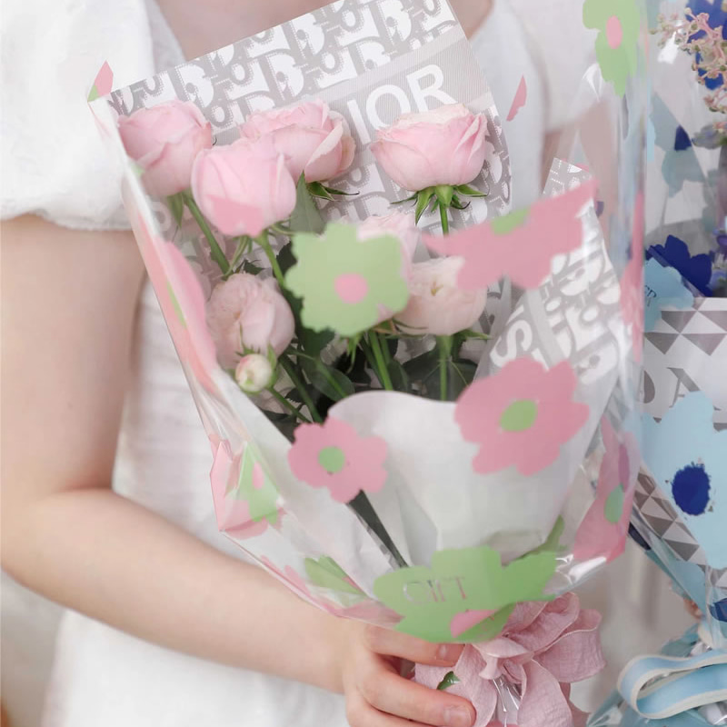 58x58cm vanntett plast floral wrap roll