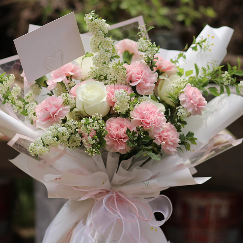 Matt finish plast blomsteromslagspapir/film