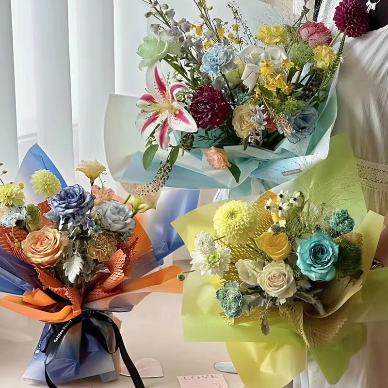 4,5 Mil OPP blomsterinnpakningspapir