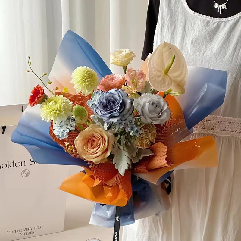 4,5 Mil OPP blomsterinnpakningspapir