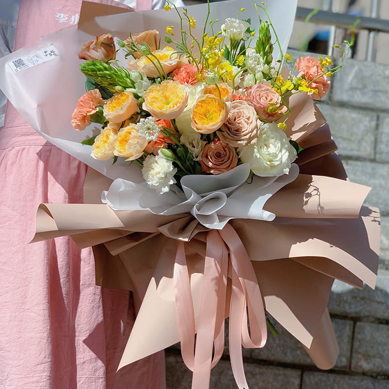 7,5 Mil Tykkelse Blomsterinnpakningsfilm i plast