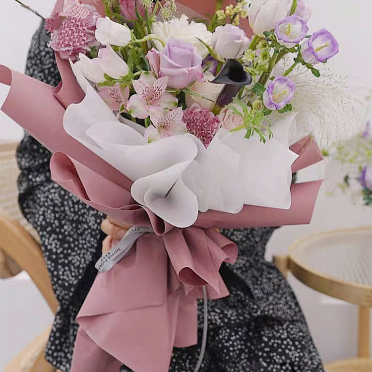 7,5 Mil Tykkelse Blomsterinnpakningsfilm i plast