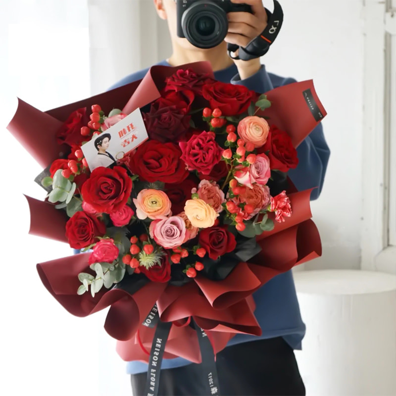 7,5 Mil Tykkelse Blomsterinnpakningsfilm i plast