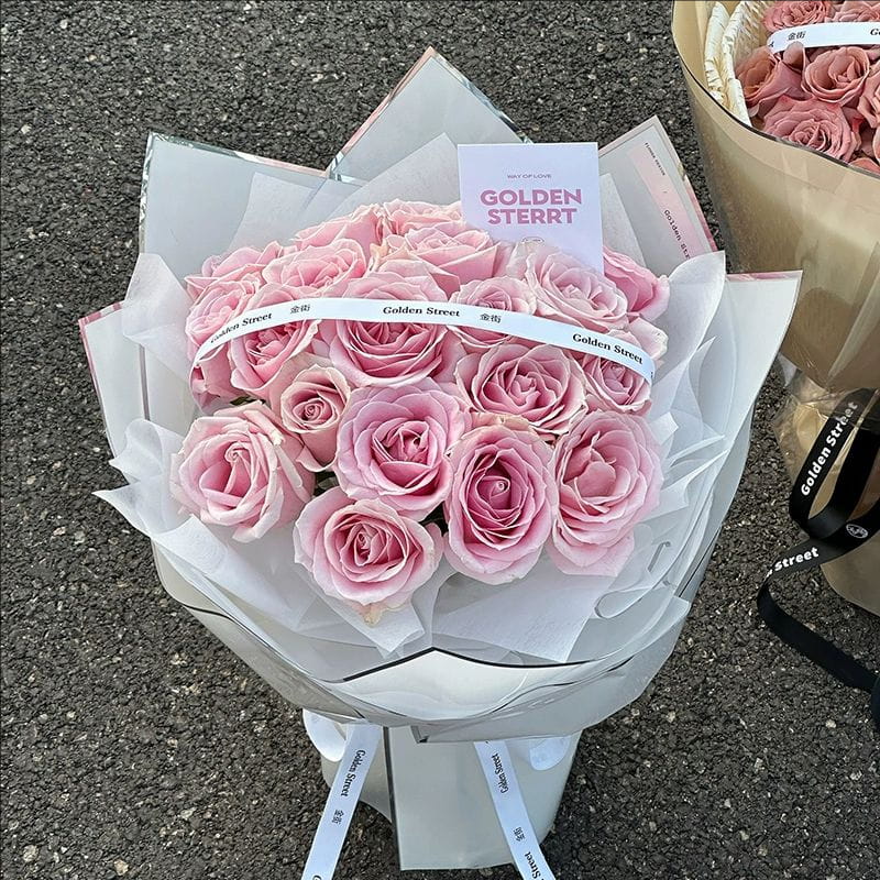 Sølvion vannblank film blomsterinnpakningspapir