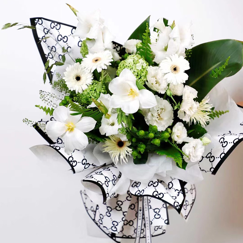 Fasjonabelt G-Flower innpakningspapir
