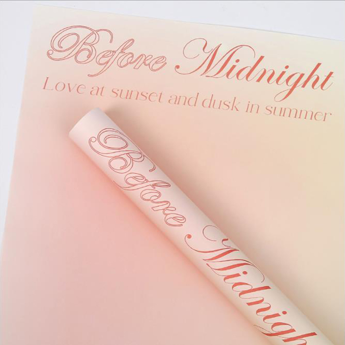 Gradient Print bukett innpakningspapir
