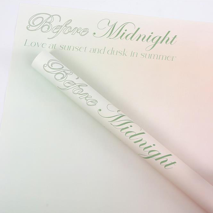 Gradient Print bukett innpakningspapir